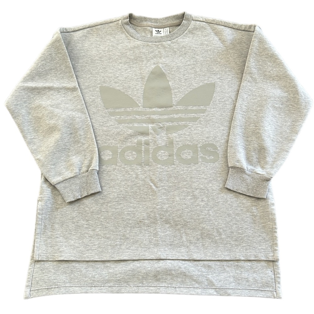 Adidas. Size Small. Grey Crewneck Sweatshirt.